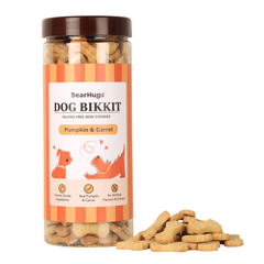BearHugs 500gm Dog Bikkit Gluten Free Dog Cookies - Pumpkin and Carrot