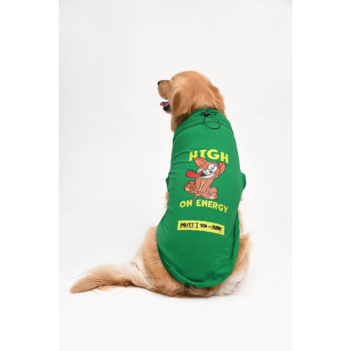 Tom and Jerry Mutt of Course High on Energy Dog T-Shirts