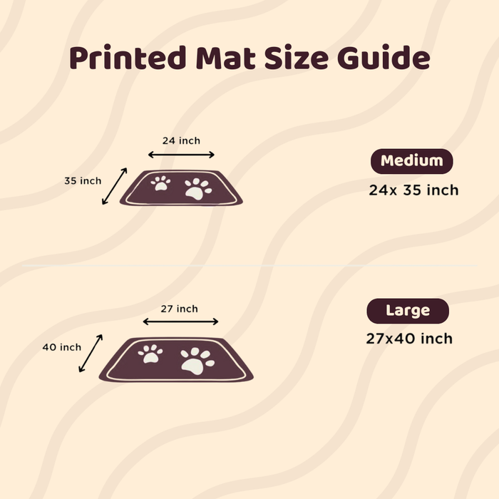 BearHugs Anti Skid Pet Mattress (Multicolour)