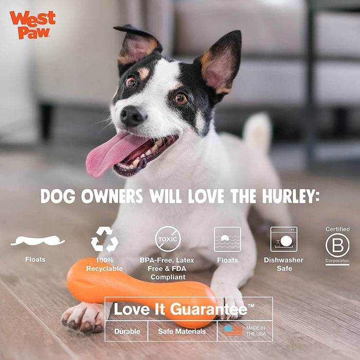 Westpaw Zogoflex Hurley Bone Dog Chew Toy - Orange