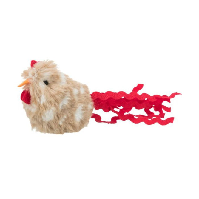Trixie 8 cm Chicken Cat Toy
