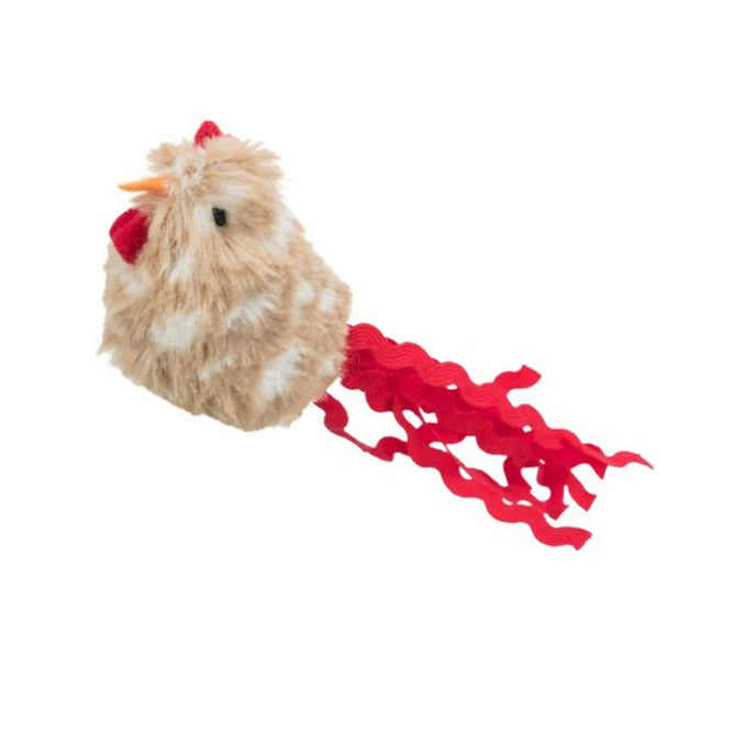 Trixie 8 cm Chicken Cat Toy