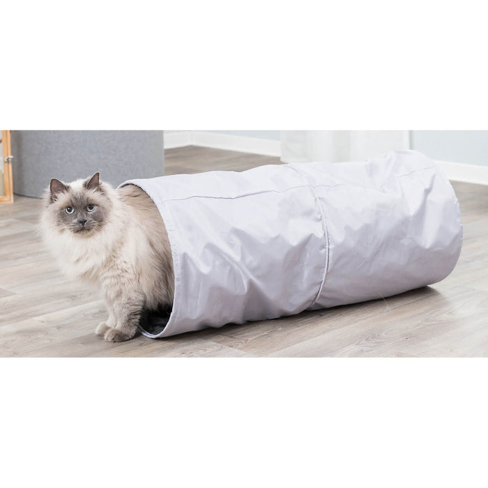 Trixie Playing Tunnel for Cats 35 × 85 cm - Grey - XXL