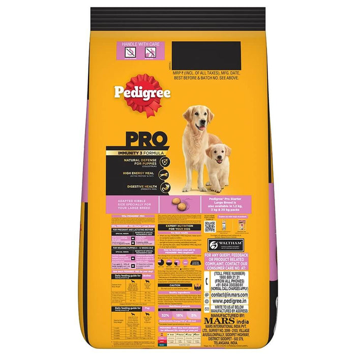 Pedigree Pro Mother & Puppy Starter Large Breed Dog Food Dry