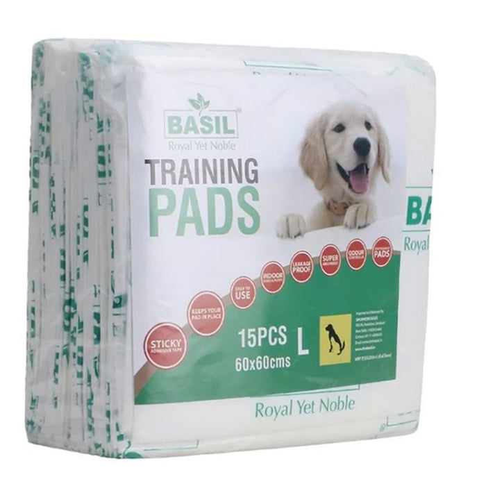 Basil Training Puppy Pads 60x60cm 15pads