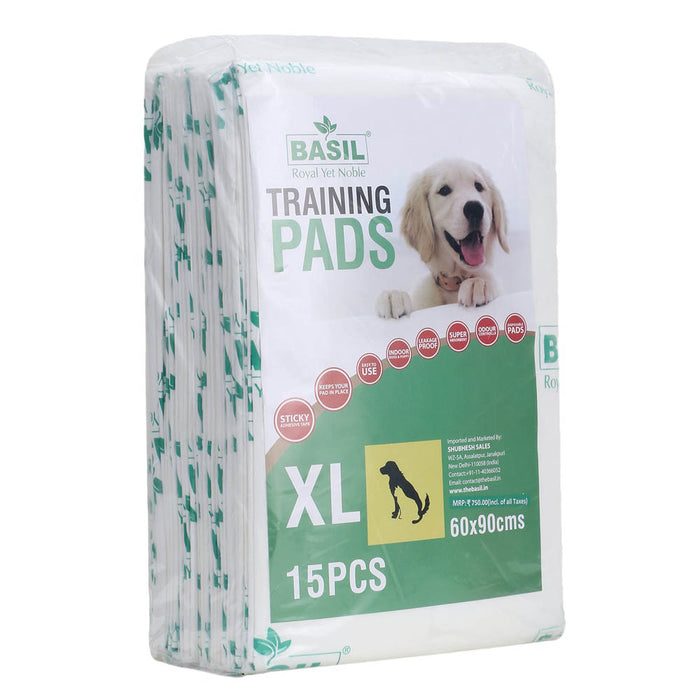 Basil Training Puppy Pads 60x90cm 15pads
