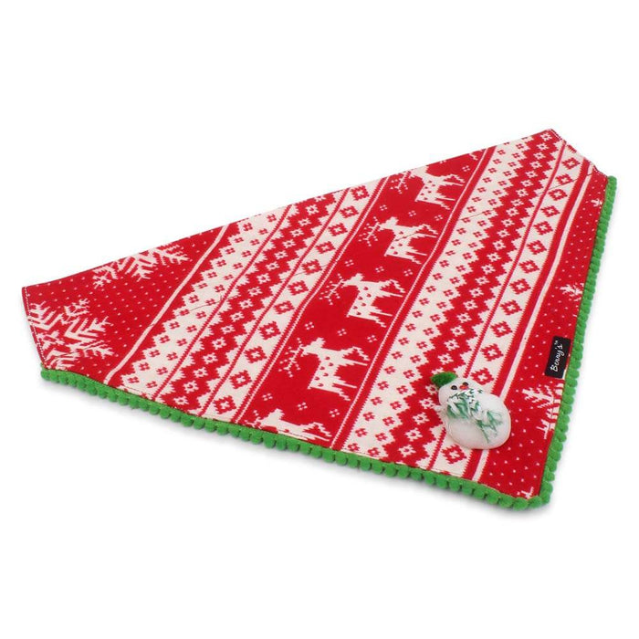 Benny's Christmas Bandana - Snowflake