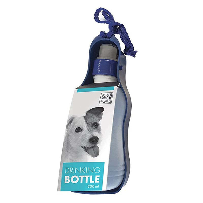 M Pet Drinking Bottle Dog Blue