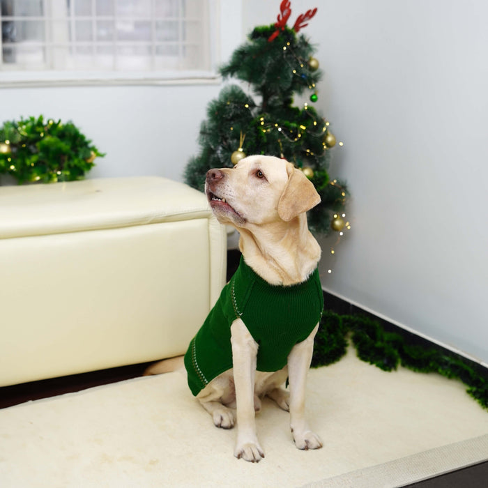 Bearhugs Christmas Reindeer Print Dog Sweater