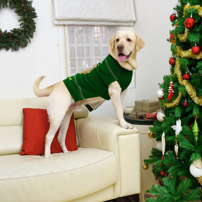 Bearhugs Christmas Reindeer Print Dog Sweater