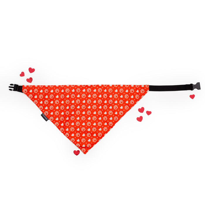 BearHugs Valentine's Themed Bandana for Dogs