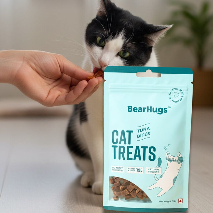 BearHugs Tuna Bites Gluten and Grain Free Treats for Cats - 35g