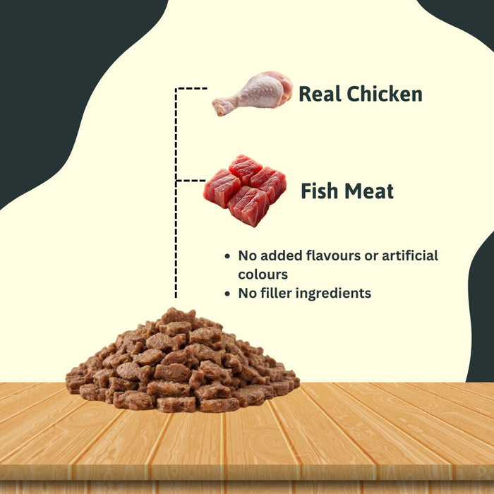 BearHugs Fish Bites Gluten and Grain Free Treats for Cats