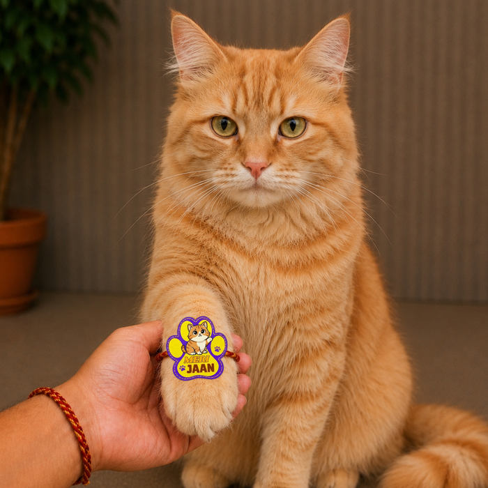 BearHugs Pet Band - Meri Jaan Rakhi for Cats