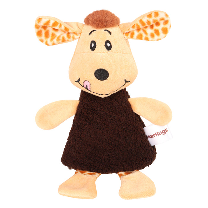 BearHugs Tonguetastic Squeaky Dog Pet Toy (Brown)