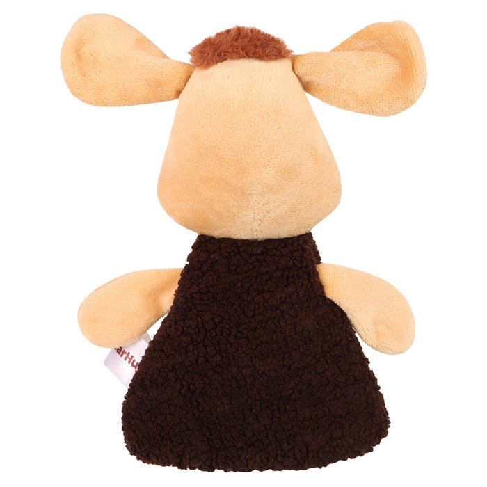 BearHugs Tonguetastic Squeaky Dog Pet Toy (Brown)