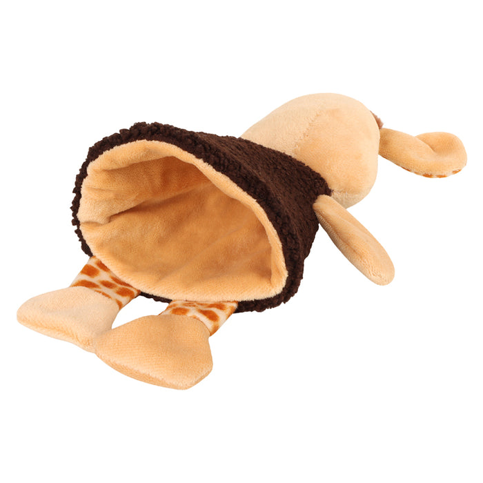 BearHugs Tonguetastic Squeaky Dog Pet Toy (Brown)