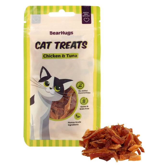 BearHugs Chicken & Tuna Non Veg Cat Treats - 35gm