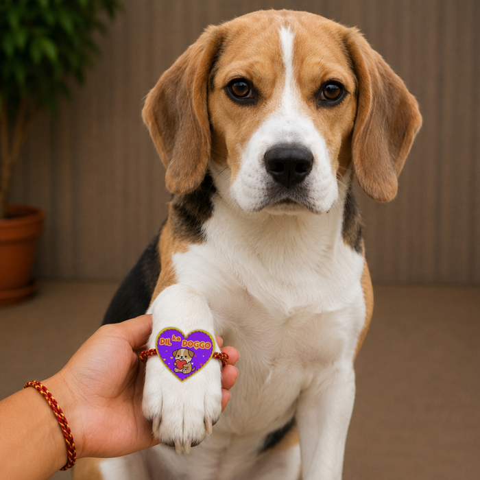 BearHugs Pet Band - Dil ka Doggo Rakhi for Dogs