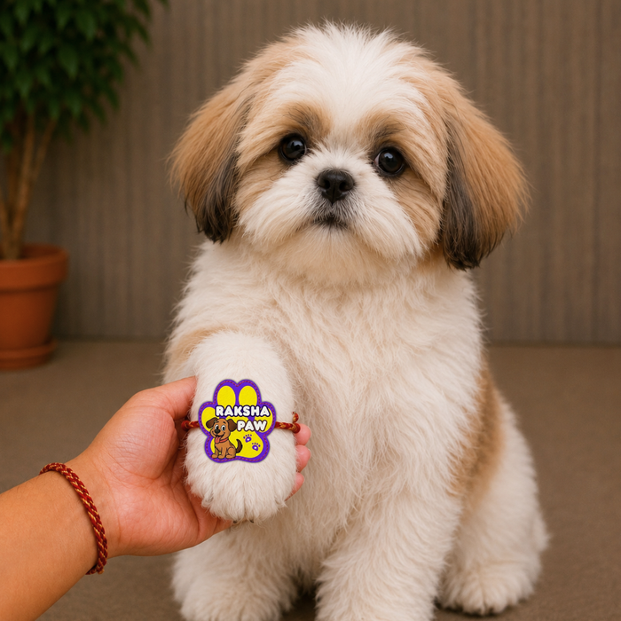 BearHugs Pet Band - Raksha Paw Rakhi for Dogs