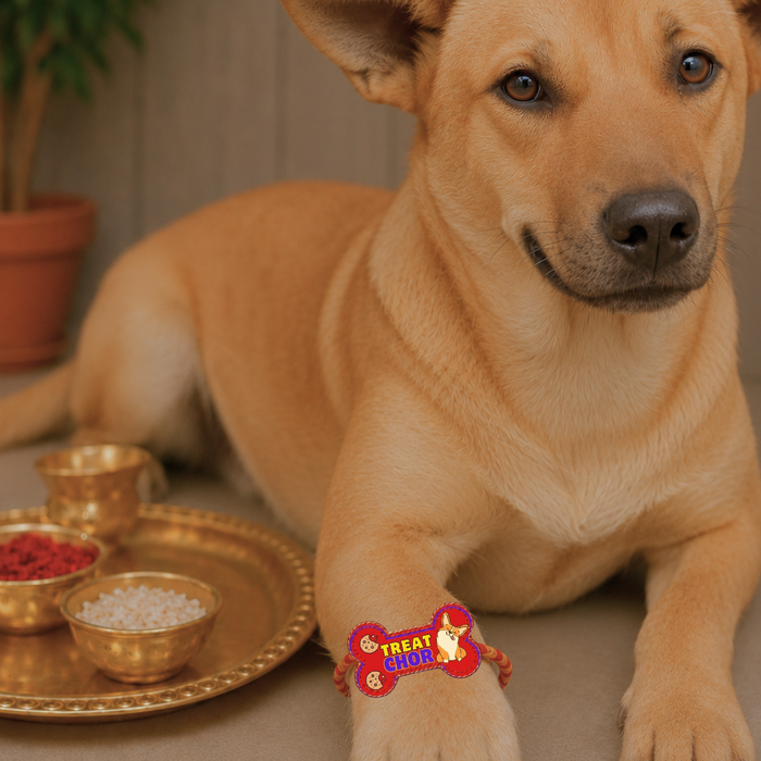 BearHugs Pet Band - Treat Chor Rakhi for Dogs