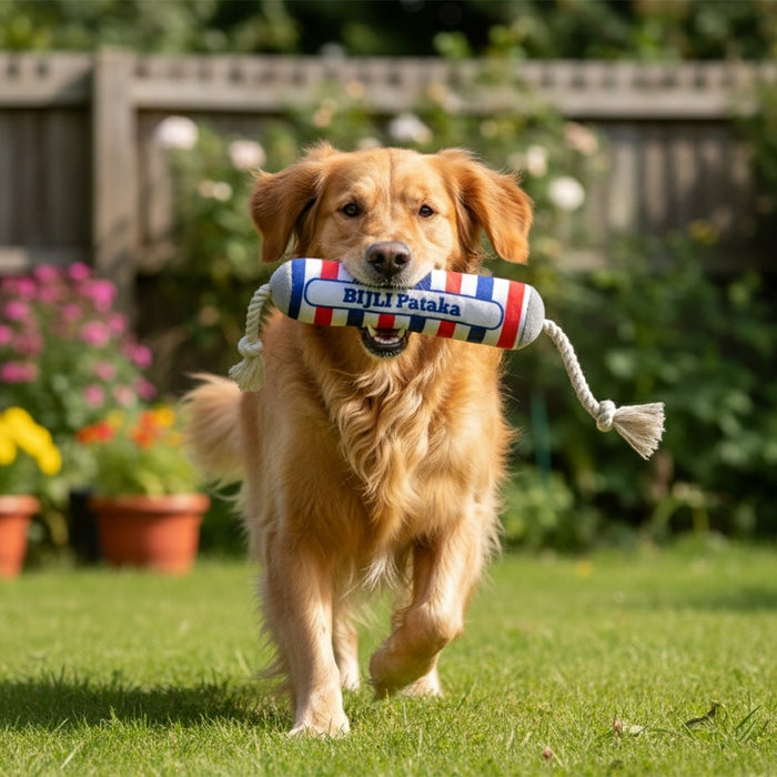 BearHugs Bijli Pawtaka Squeaky Plush Toy for Dogs