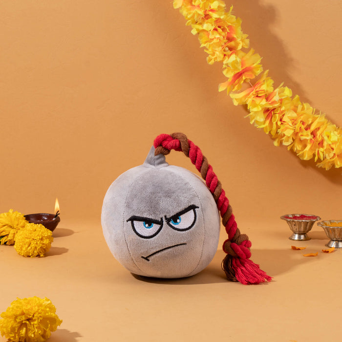 BearHugs Dynamutt Pataka Squeaky Plush Toy for Dogs