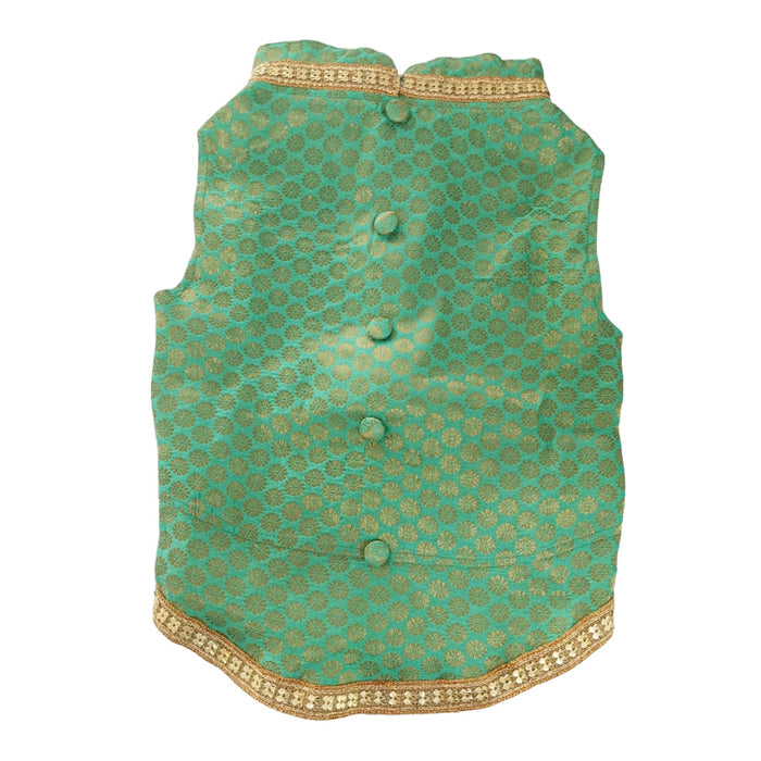 Bearhugs Designer Golden Sherwani For Dog