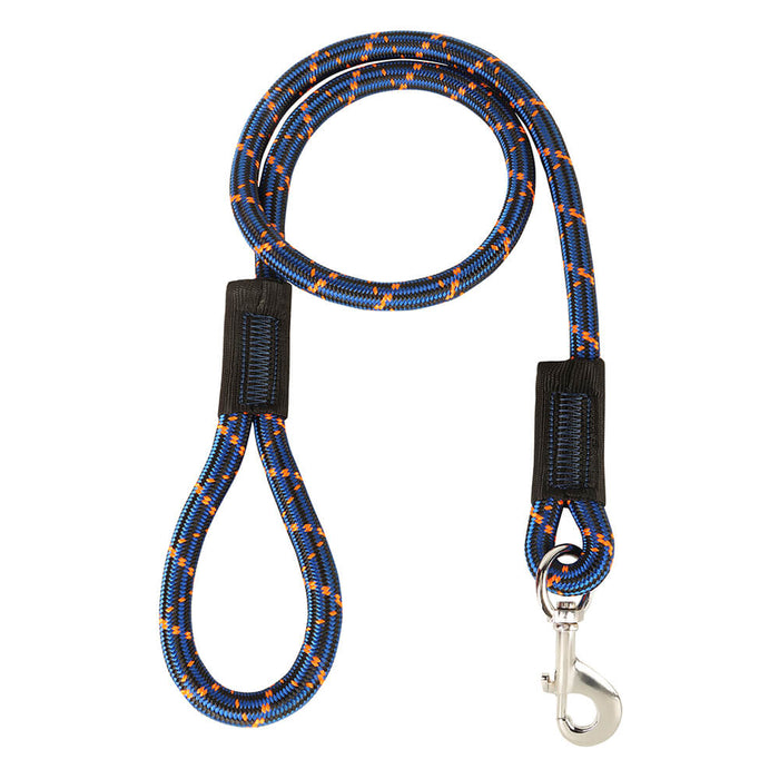 BearHugs HD Rope Leash - Blue & Orange