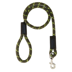 BearHugs HD Rope Leash - Green & Fluorescent