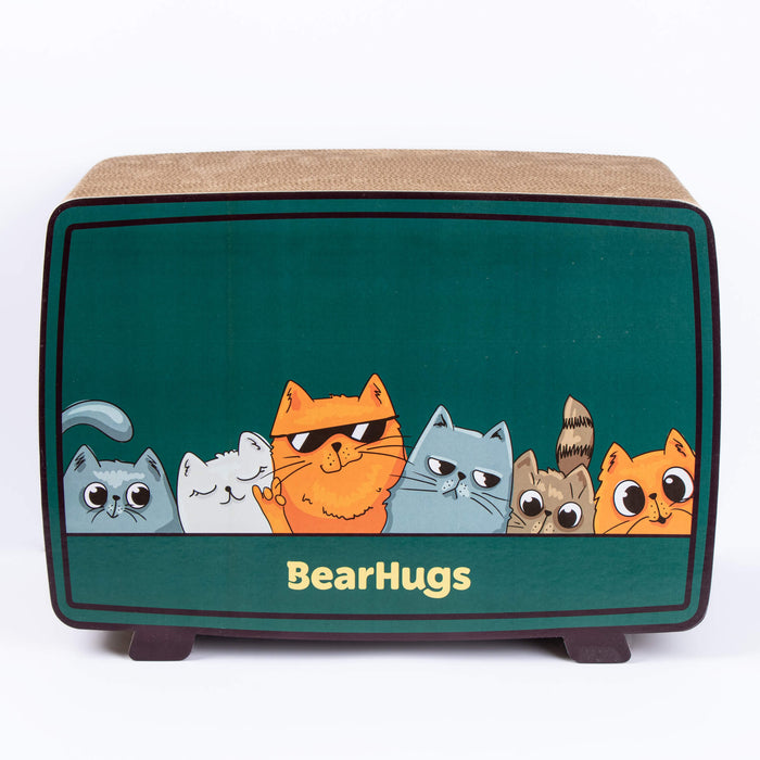 BearHugs Retro TV Shape Cat Scratcher