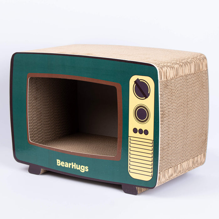 BearHugs Retro TV Shape Cat Scratcher