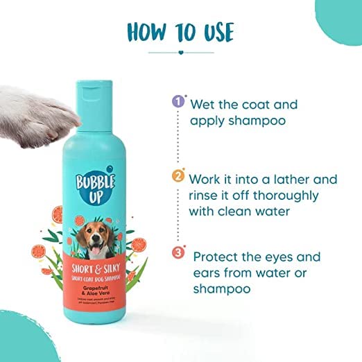 Bubble Up Short and Silky Short Coat Dog Shampoo
