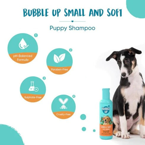Bubble Up Small and Soft Puppy Shampoo
