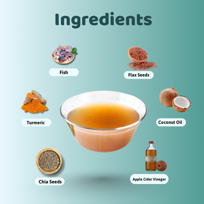 Bearhugs Fish Bone Broth Meal Topper for Dogs and Cats 100 ML