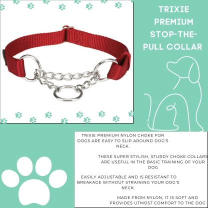 Trixie 30-40 CM/15 MM Premium Stop-the-pull Collar - S-M