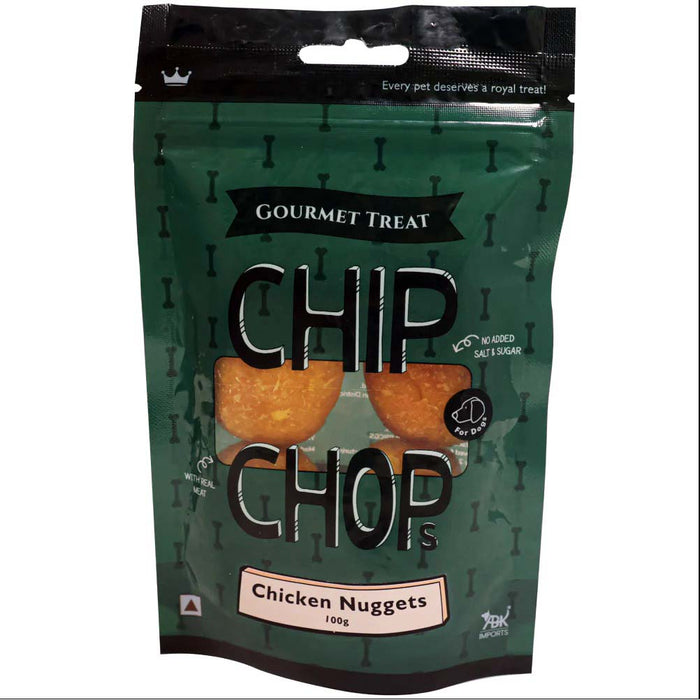 Chip Chops Chicken Nuggets For Dogs - 100gm