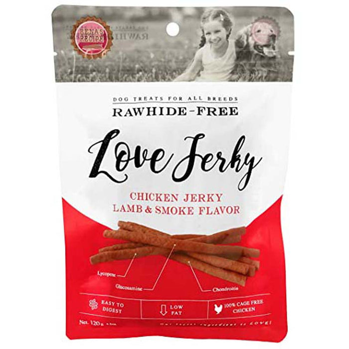 Love Jerky Smoked Lamb Sticks For Dogs - 120gm
