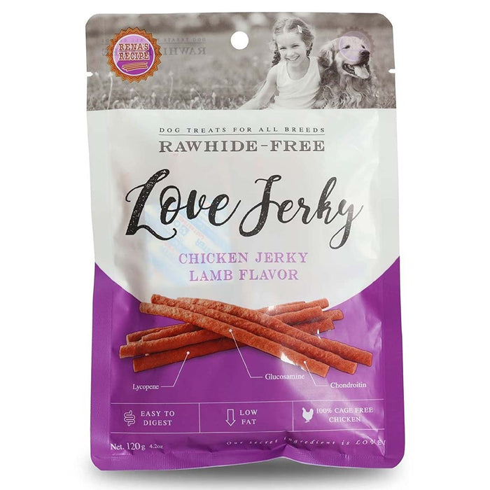 Love Jerky Lamb Sticks For Dogs - 120gm