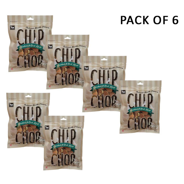 Chip Chops Chicken & Codfish Rolls Dog Treats - 250gm