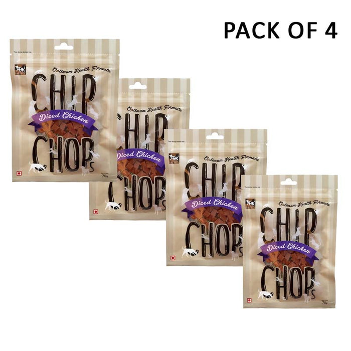 Chip Chops Diced Chicken Dog Treats - 70gm