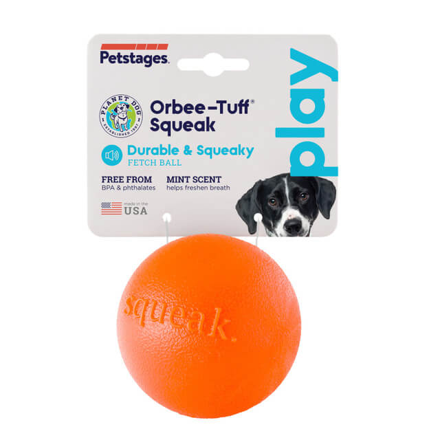 Petstages 3" Orbee-Tuff Squeak Ball Dog Toy