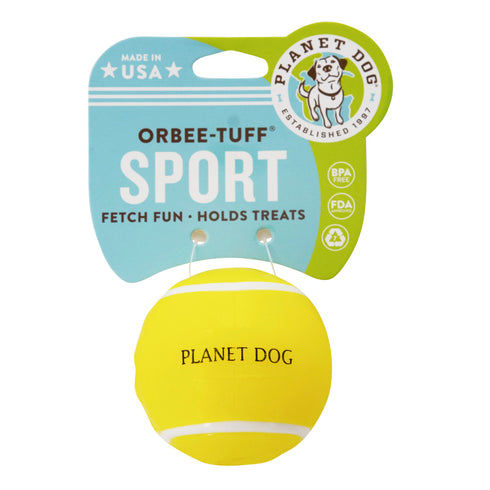 Petstages 2.5" Orbee-Tuff Tennis Ball for Dog - Yellow