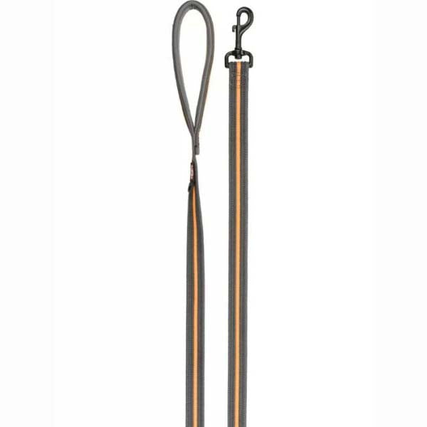 Trixie 6 ft./ 17 mm Fusion Leash Extra Long - Graphite/Papaya