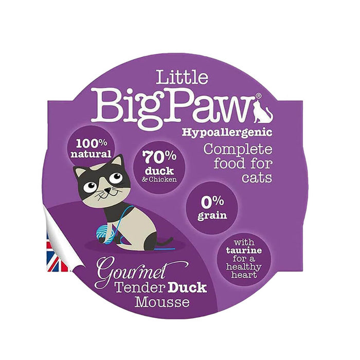 Little Big Paw Gourmet Tender Duck Mousse Cat Wet Food