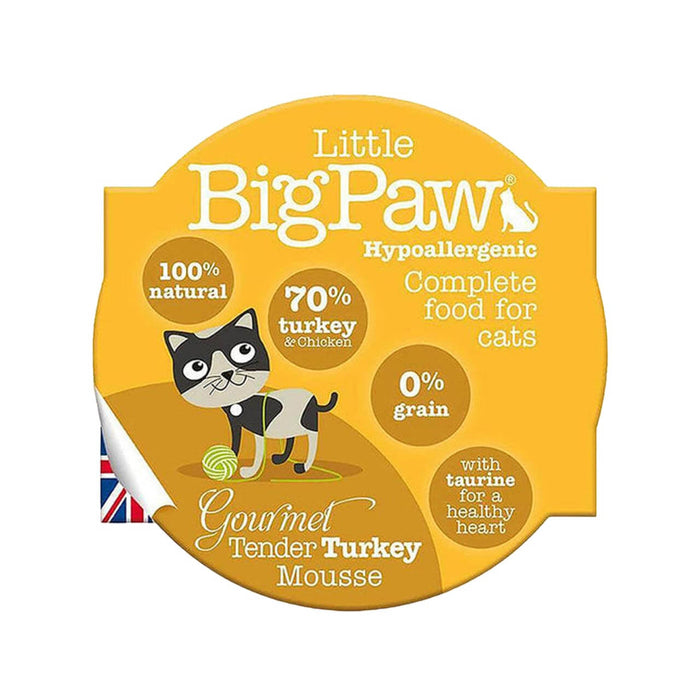 Little Big Paw Gourmet Tender Turkey Mousse Cat Wet Food