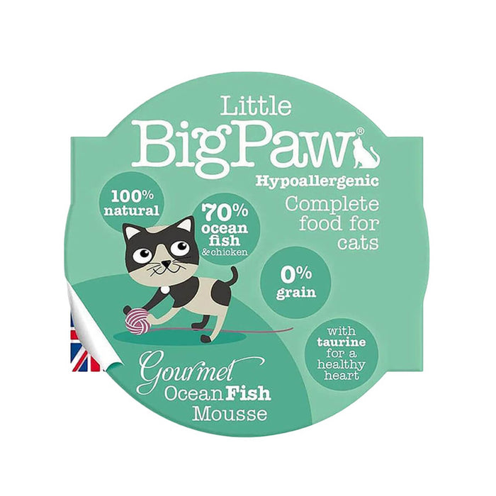 Little Big Paw Gourmet Ocean Fish Mousse Cat Wet Food