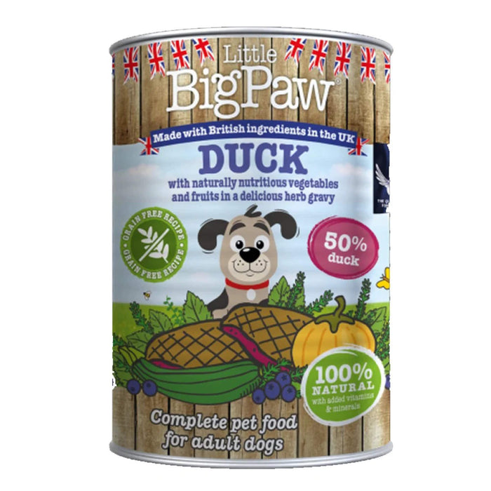 Little Big Paw Duck Bluberries Courgette Pumpkin & Herbs Dog Wet Food