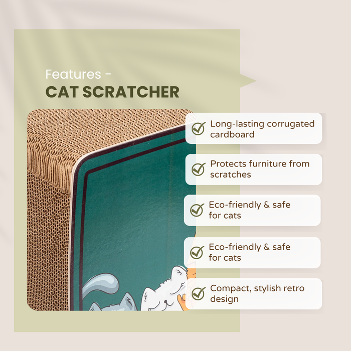 BearHugs Retro TV Shape Cat Scratcher