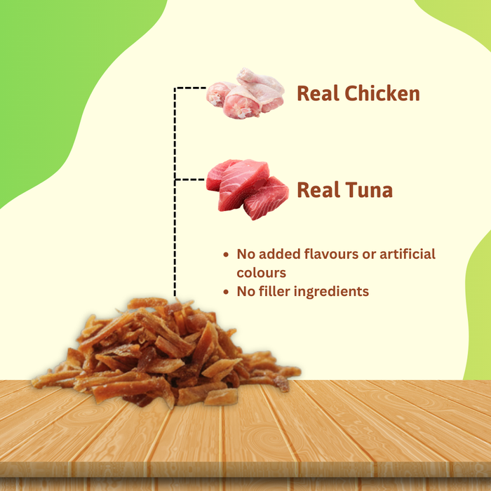 BearHugs Chicken & Tuna Non Veg Cat Treats - 35gm